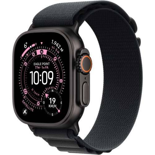 Apple Watch Ultra 3 Titanium Cellular 49mm Black (Alpine Loop black) Medium