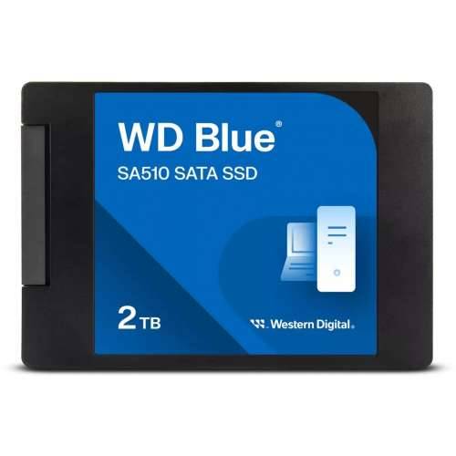 2.5“ WD Blue SA510 2TB SATA III 6Gb/s cased 6.9cm 2.5inch 7mm internal single-packed