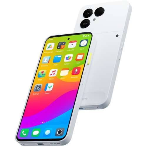 The Fairphone (Gen. 6) Dual-SIM 8GB/256GB white Android 15 smartphone + Fairbuds True Wireless Earbuds
