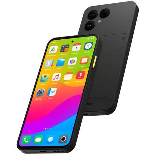 The Fairphone (Gen. 6) dual SIM 8GB/256GB black Android 15 smartphone + Fairbuds True Wireless Earbuds