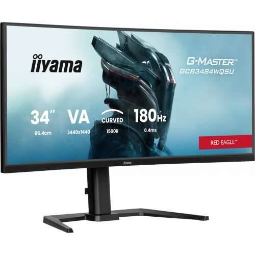 iiyama G-Master Red Eagle GCB3484WQSU-B1 86.4cm (34") UWQHD VA Gaming Monitor Curved 21:9 DP/HDMI/USB-C 180Hz 0.4ms (MPRT) Sync Cijena