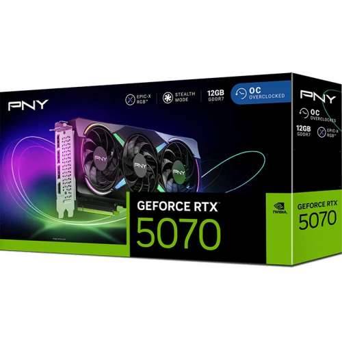PNY GeForce RTX 5070 Triple ARGB OC 12GB Graphics Card 3xDP/HDMI Cijena