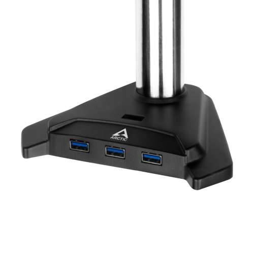 ARCTIC Z3 Pro (Gen 3) Trostruka ruka za monitor - nosač za stol do 80 cm (32 inča), USB 3.2 Gen1 čvorište, za 3 ekrana Cijena