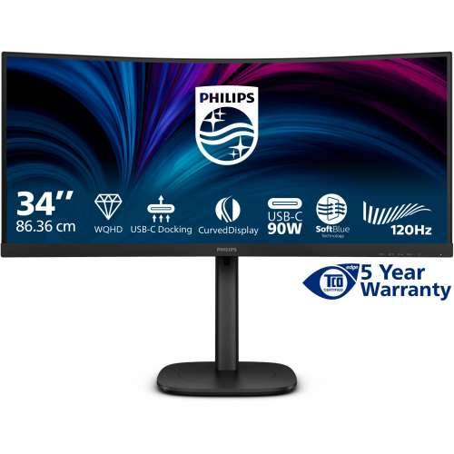 Philips 34B2U3600C 86.4cm (34") UWQHD Office Monitor Curved 21:9 HDMI/DP/USB-C PD90W 120Hz 4ms Cijena