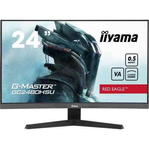iiyama G-Master Red Eagle GC2480HSU-B1 60cm (23.6") FHD VA Gaming Monitor Curved 16:9 DP/HDMI/USB 180Hz 1ms Sync Cijena