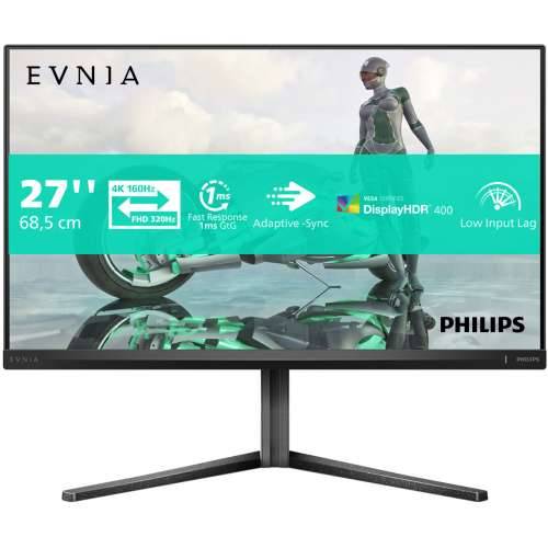 68.5cm/27“ (3840x2160) Philips Evnia 27M2N3800A/00 16:9 FastIPS 1ms 160Hz HDMI2.1 DisplayPort1.4 Speaker AdaptiveSync HDR400 Black Cijena
