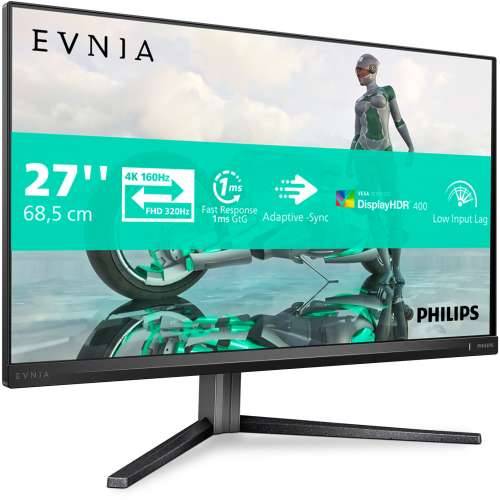 68.5cm/27“ (3840x2160) Philips Evnia 27M2N3800A/00 16:9 FastIPS 1ms 160Hz HDMI2.1 DisplayPort1.4 Speaker AdaptiveSync HDR400 Black Cijena