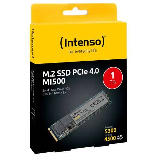 M.2 1TB Intenso MI500 NVMe PCIe 4.0 x 4 Cijena