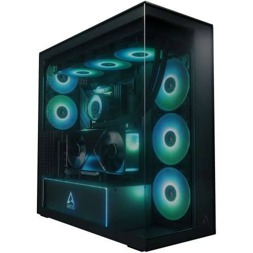 ARCTIC pc case Xtender VG (Black) Premium - Midi - black Cijena