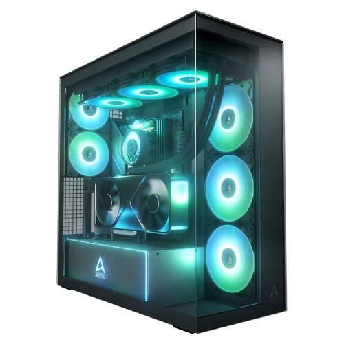 ARCTIC PC case Xtender VG (Mirror Black) Premium - Midi - black Cijena