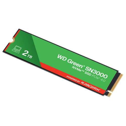 WD SSD Green SN3000 - 2 TB - M.2 2280 - PCIe 4.0 x4 NVMe Cijena