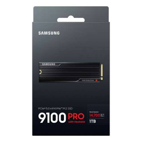 Samsung 9100 PRO MZ-VAP1T0 - SSD - 1 TB - with heatsink - PCI Express 5.0 x4 (NVMe) Cijena