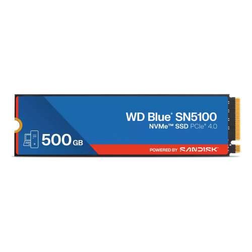 WD Hard Drive Blue SN5100 - 500 GB - PCIe 4.0 (NVMe) - Blue Cijena