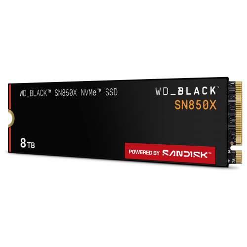 WD Hard Drive Black SN850X - 8TB - PCIe Gen4 NVMe - Black Cijena