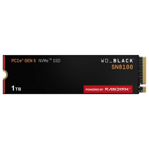 WD_BLACK SN8100 WDS100T1X0M-00CMT0 - SSD - 1 TB - PCI Express 5.0 x4 (NVMe) Cijena