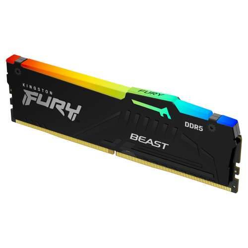 Kingston RAM FURY Beast RGB - 32 GB - DDR5 6000 UDIMM CL30 Cijena