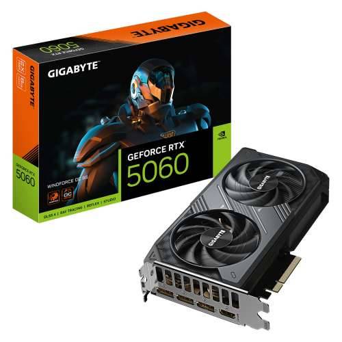 GIGABYTE graphics card RTX 5060 WINDFORCE OC 8G - 8 GB GDDR7 OC Cijena