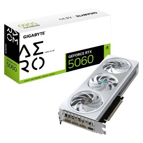 Gigabyte GeForce RTX 5060 AERO OC 8G - graphics card - GeForce RTX 5060 - 8 GB Cijena