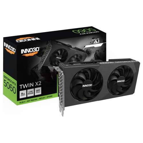 INNO3D graphics card GeForce RTX 5060 TWIN X2 - 8 GB GDDR7 Cijena