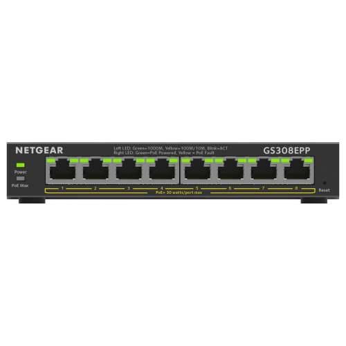 NETGEAR Plus GS308EPP - switch - 8 ports - smart Cijena