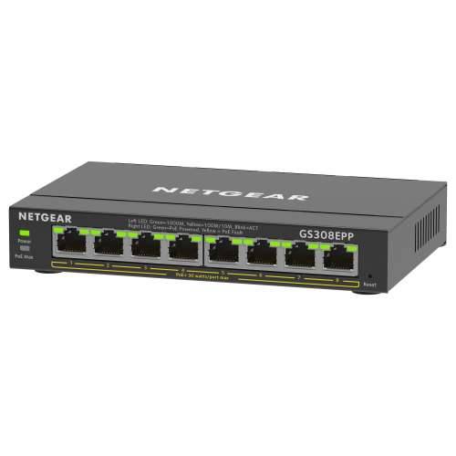 NETGEAR Plus GS308EPP - switch - 8 ports - smart Cijena