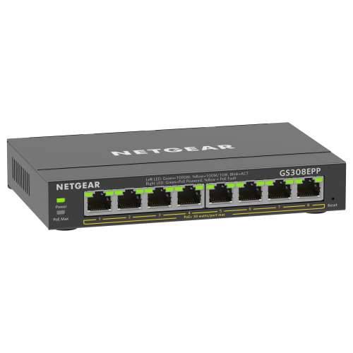 NETGEAR Plus GS308EPP - switch - 8 ports - smart Cijena