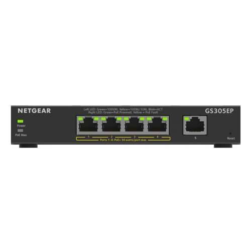 NETGEAR Switch Plus GS305EP - 5 Ports - 9x GE (10/100/1000) - 4x PoE+ Cijena