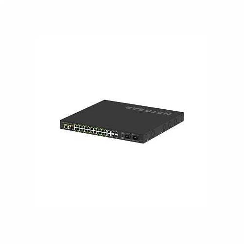 NETGEAR Switch AV Line M4250-26G4F-PoE++ - 24 Ports - 24x GE (10/100/1000) - 4x SFP - 24x PoE+