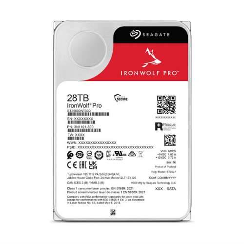 Seagate HDD IronWolf Pro - 28 TB - 3.5” - SATA 6 GB/s - OEM RECERTIFIED Cijena