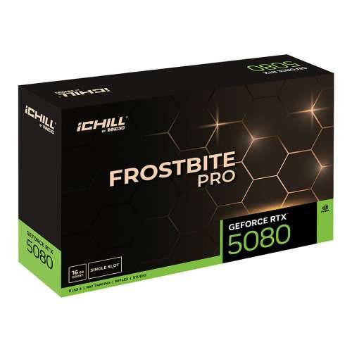INNO3D graphics card GeForce RTX 5080 iCHILL FROSTBITE PRO - 16 GB GDDR7 Cijena
