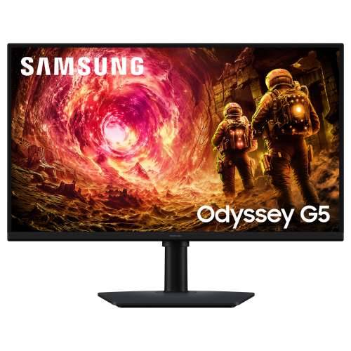 68.6cm/27“ (2560x1440) Samsung Odyssey G5 G50F 16:9 WQHD IPS 1ms 180Hz HDMI DisplayPort VESA HDR Black