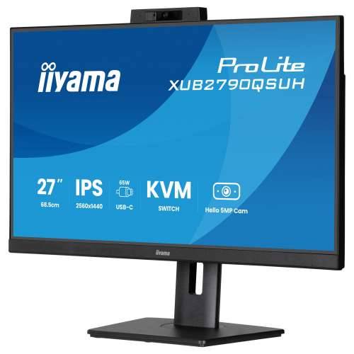 IIYAMA TFT XUB2790QSUH 68.5cm IPS 27\\“\\“/2560x1440/HDMI/DP/USB-C/KVM/hv Cijena