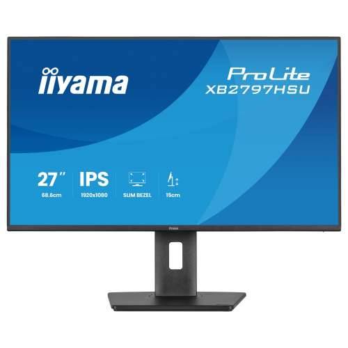 68.6cm/27“ (1920x1080) iiyama ProLite XB2797HSU-B1 16:9 IPS 4ms 120Hz HDMI DisplayPort USB VESA Speaker Black Cijena