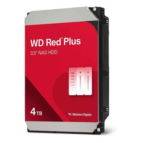 WD HDD RED Plus WD40EFZZ - 4 TB - 3.5” - SATA 6 GB/s