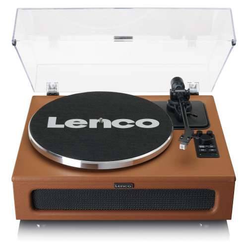Lenco LS-430 Turntable with 4x Speakers BT Brown