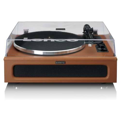 Lenco LS-430 Turntable with 4x Speakers BT Brown Cijena