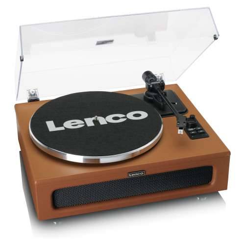 Lenco LS-430 Turntable with 4x Speakers BT Brown Cijena