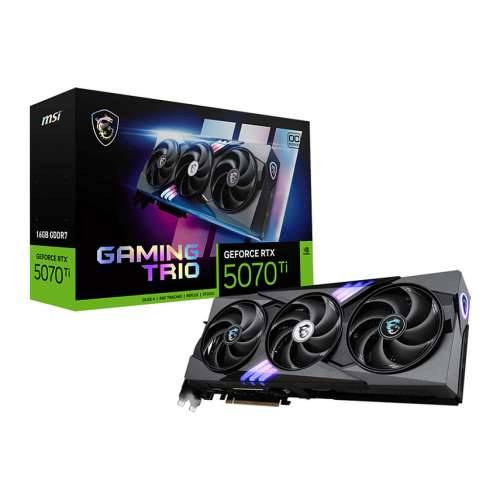 MSI graphics card GeForce RTX 5070 Ti 16G GAMING TRIO OC - 16 GB GDDR7 OC