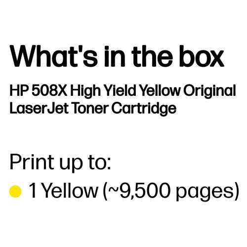 HP 508X original Toner cartridge CF362X yellow 9,500 pages high capacity Cijena