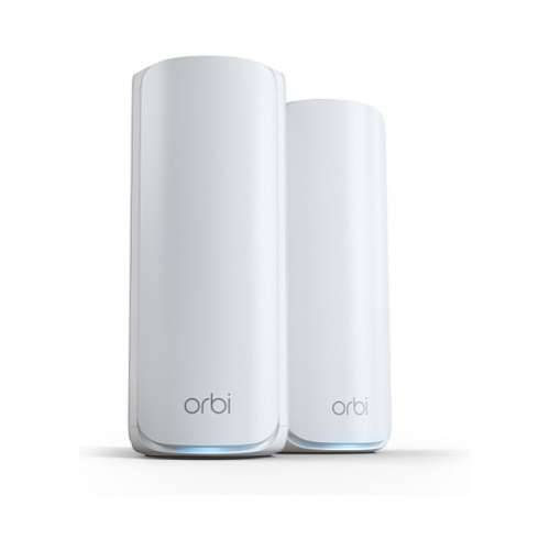 NETGEAR Orbi 770 Series WiFi 7 Mesh System 2-Pack WLAN BE10800 Triband, 5x 2.5G LAN, 1x 2.5G WAN, Coverage up to 360 m²