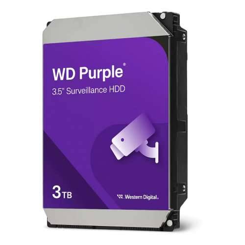 WD HDD Purple WD34PURZ - 3 TB - 3.5” - SATA 6 GB/s