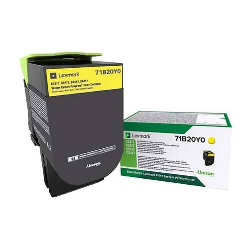 LEXMARK toner yellow back for CS/CX/317/417/517 approx. 2,300 pages. Cijena