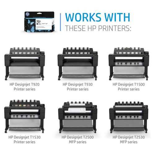 HP 727 Original Ink, Matte Black, Standard Capacity 300 ml, 1-Pack Cijena
