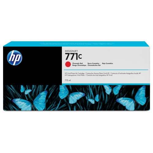 HP 771C Original Ink, Chromatic Red, Standard Capacity 775ml, 1-Pack