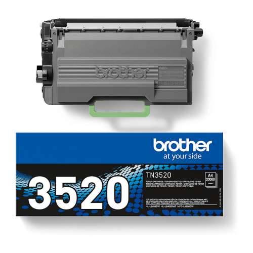 Brother Toner TN-3520 Black up to 20,000 pages according to ISO 19752 Cijena