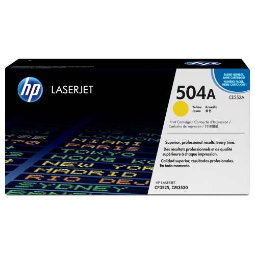 HP 504A original Color LaserJet Toner cartridge CE252A yellow standard capacity 7,000 pages 1-pack ColorSphere Cijena