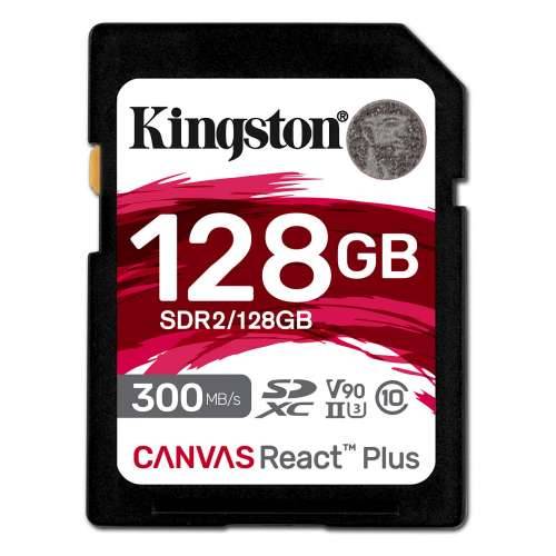 CARD 128GB Kingston Canvas React Plus XC 300MB/s