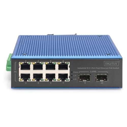Digitus 8+2P Industrial Fast Ethernet PoE Switch Cijena