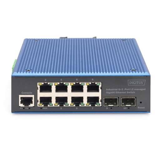 Digitus 8+2P Industrial Gigabit Ethernet Switch L2 managed Cijena