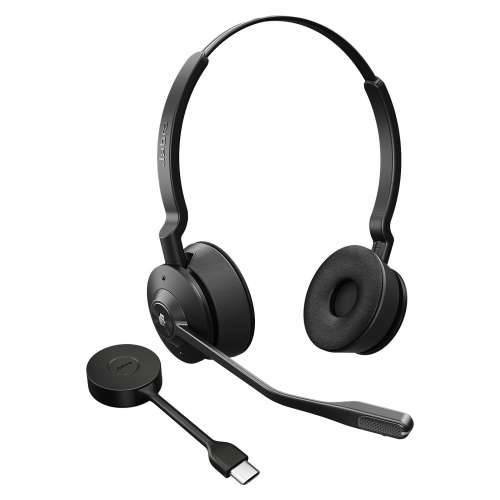 Jabra Engage 55 Stereo Headset on-ear DECT Wireless Optimized for Microsoft Teams
